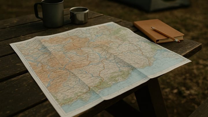 DIY travel itineraries using offline tools