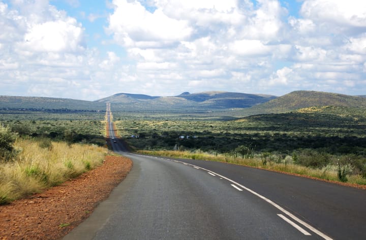 Should I drive or fly to my destination in Southern Africa?